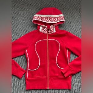 Lululemon Maple Leaf Red gold medal zipper